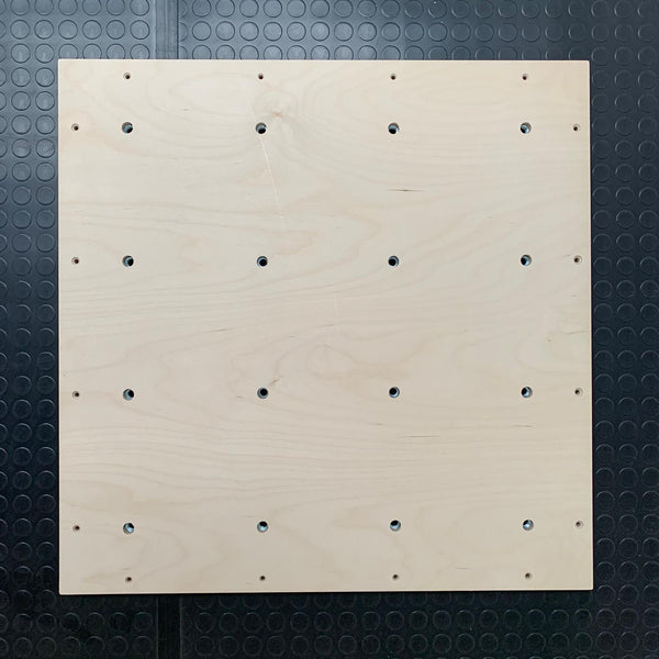 Climbing Wall Panel with tee-nuts - front