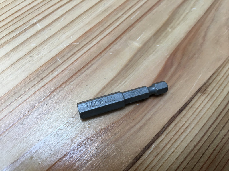 8mm hex impact clearance driver bits